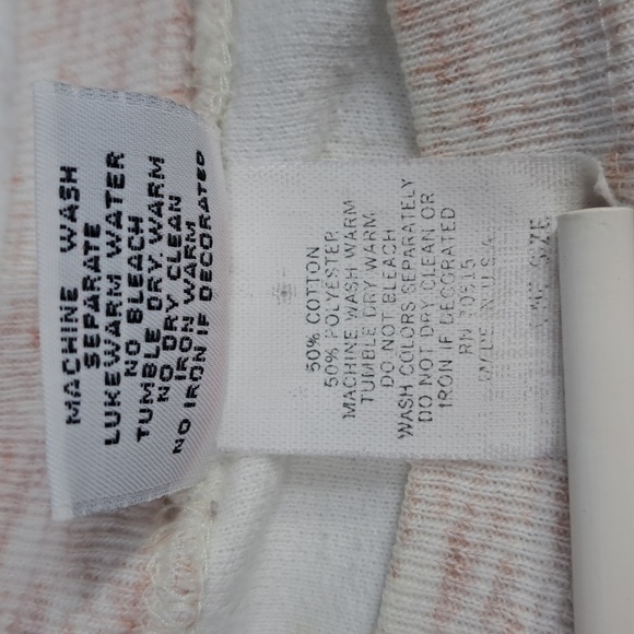 Vintage 80's Kansas State University reverse weave white & purple XL sweatshirt - Picture 10 of 10